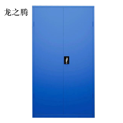 龙之腾工具柜加厚铁皮储物柜工厂用带抽屉汽修多功能收纳柜通门无网柜蓝色