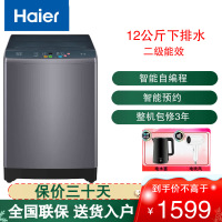 海尔(Haier)波轮洗衣机12公斤大容量 全自动家用 二级能效洗脱一体超净洗 智能预约 TQB120-Z960