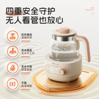 小熊(Bear)全玻璃恒温水壶 婴儿调奶器烧水壶热水壶 温奶器TNQ-E12X1 1.2L