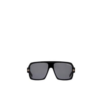 汤姆福特(Tom Ford)男款徽标太阳镜有色镜片时尚百搭配镜处饰有品 灰色