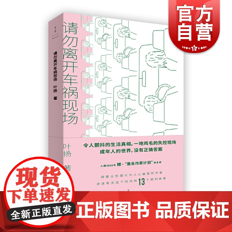 请勿离开车祸现场 叶扬 另著/胖子 短篇小说 中国当代小说 小说集 生活真相 真实案例 成年人的世界 上海人民出版社
