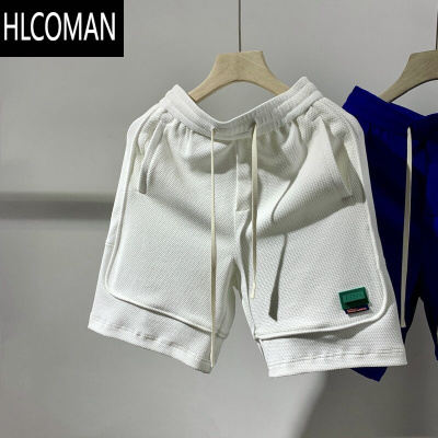 HLCOMAN2025新款短裤男夏季美式潮牌四分大裤衩宽松运动马裤休闲五分裤子