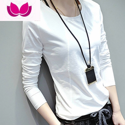 七斓2023年装冬季加绒修身显瘦内搭上衣长袖t恤女百搭时尚打底衫