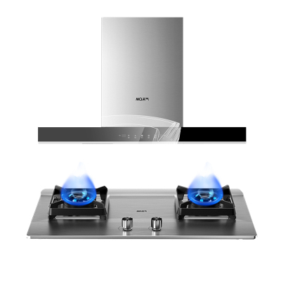 老板集团出品名气(MQ)烟灶套装6515A+G330A（天然气）21立方大吸力挥手智控4.5大火力台嵌两用灶具