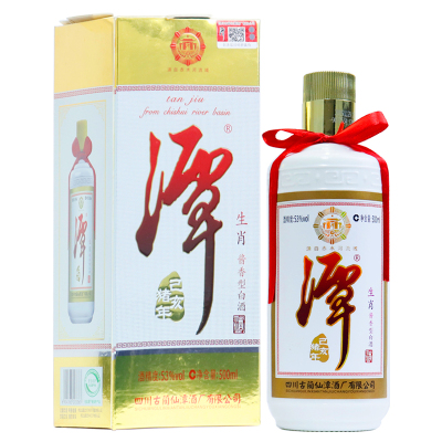 潭酒生肖猪年纪念酒53度500ml*1瓶酱香型白酒