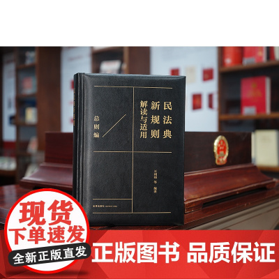 正版 民法典新规则解读与适用(总则编)王利明 等 编著 法律出版社 9787519774486