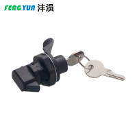 沣涢 柜门锁 塑料转舌锁 按钮锁 55mm 个