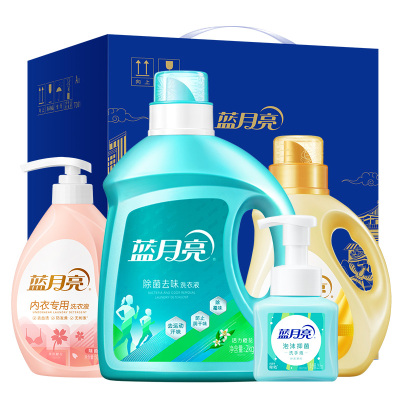 蓝月亮通用手洗衣液3.76kg组合装深层去污持久留香低泡易漂节水高效