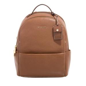 Michael Kors女背包皮革箱包Sable金属细节双肩包日常出行通勤 Braun