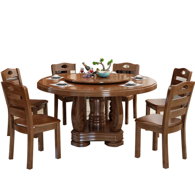 合祥源 餐桌椅组合配十椅 含转盘 1600*1600*720mm QX-CZ16 单位:套