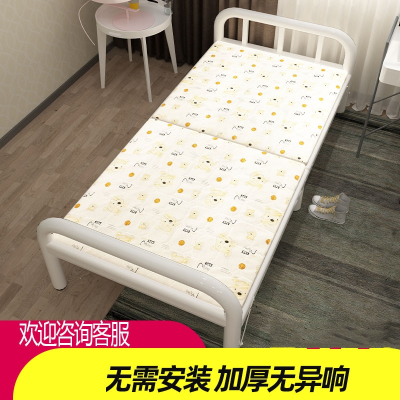  折叠床古达单人床办公室午休午睡简易便携家用出租屋躺椅双人木板铁床