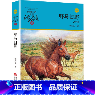 野马归野 [正版]沈石溪动物小说品藏书系列全集36册 斑羚飞渡第七条猎狗后一头战象雪豹悲歌珍藏版全套画本生肖