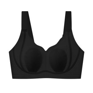 超薄兔儿杯无痕内衣女大胸显小上托防下垂收副乳软支撑无钢圈文胸