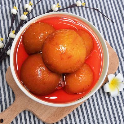 水果罐头黄桃什锦山楂椰果布朗果苹果布朗果-900g*3瓶