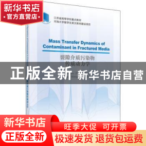 正版 裂隙介质污染物传质动力学 窦智,周志芳,王锦国 等 科学出版