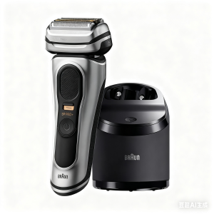 博朗BRAUN 9系9667cc往复式电动剃须刀长续航配智能清洁中心