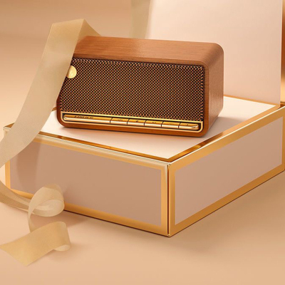 漫步者(EDIFIER)M230无线蓝牙音箱 桌面迷你高音质复古音响 移动便携式家用小低音炮长续航