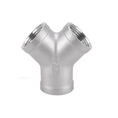 盛京联硕不锈钢Y型内丝三通DN65 [2.5寸]304材质个