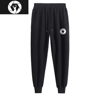 HongZun秋冬季工装裤子男韩版潮流宽松束脚卫裤潮牌胖子大码运动休闲长裤工装制服