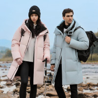 JEEP SPIRIT冬季外套羽绒服情侣男女洋气显瘦外穿中长款保暖