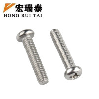 宏瑞泰 304不锈钢十字半圆头螺丝 6.8级 M4*10 个