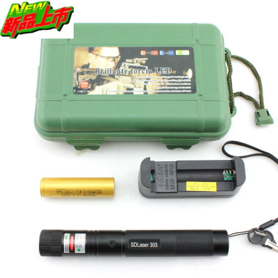 绿激光手电筒强光充电超亮指星信号笔镭射灯多功能红外线带满天星