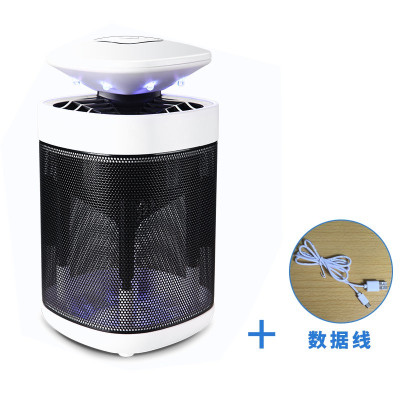 灭蚊灯家用室内捕蚊器灭蚊婴儿卧室插电吸蚊子全自动三维工匠黑色+USB数据线