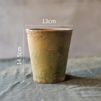 家柏饰(CORATED)自然生长青苔红陶花盆经典素朴日式风格种植器皿杂货花园 F 大