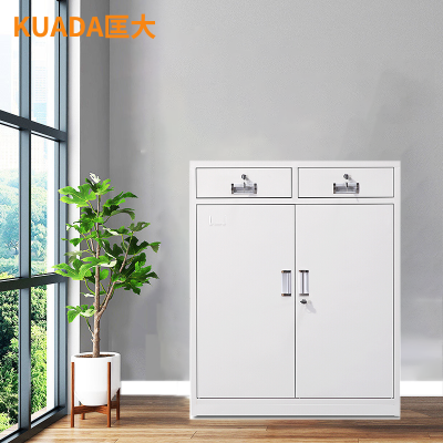 匡大 办公柜文件柜铁皮柜办公文件资料储存柜 加厚矮二斗KDGG-QT36