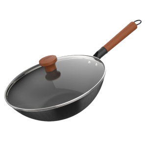 爱仕达(ASD)炒锅CF32N6J 精铁锅炒菜锅家用无涂层不易生锈平底燃电通用 32cm