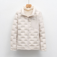 90绒新国标户外轻薄羽绒服女秋冬短款立领保暖上衣外套