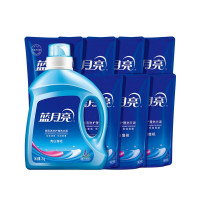 蓝月亮薰衣草亮白增艳洗衣液2kg+薰衣草亮白增艳洗衣液袋装500g×7/套