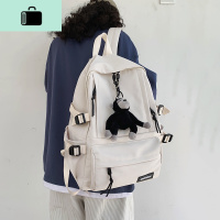 书包女韩版原宿ulzzang高中学生初中生背包男森系百搭情侣双肩包NEW LAKE