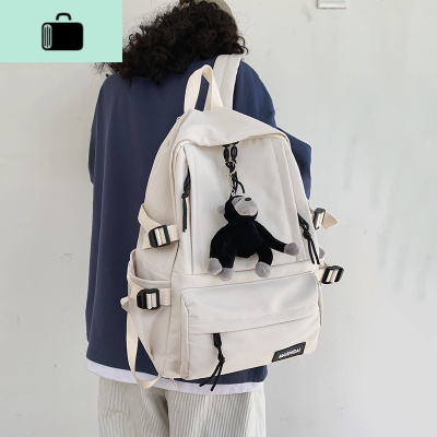 书包女韩版原宿ulzzang高中学生初中生背包男森系百搭情侣双肩包NEW LAKE