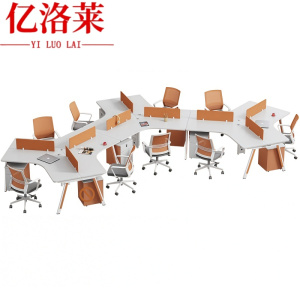 亿洛莱 九人职员桌椅 4908*3924mm 套