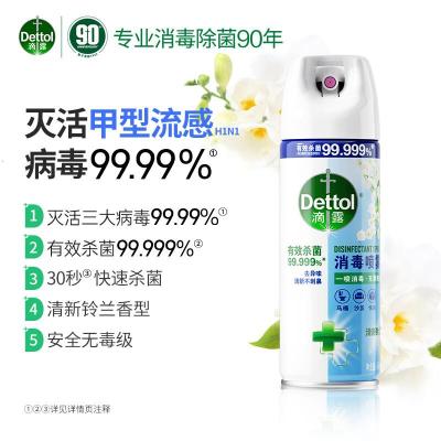 滴露(Dettol)消毒喷雾454ml鞋子除臭杀菌喷雾除臭喷雾鞋子马桶消毒除霉味铃兰
