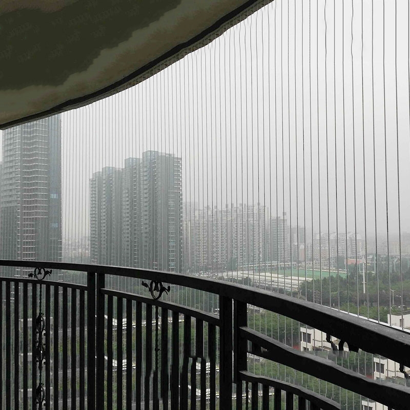 定制阳台隐形防盗网窗户防护网316不锈钢丝回固儿童安全护窗