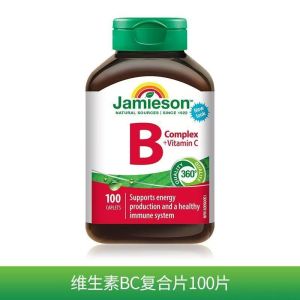健美生B+C复合维生素进口熬夜上火增强免疫护肝保健100片 原装进口 效期26.12