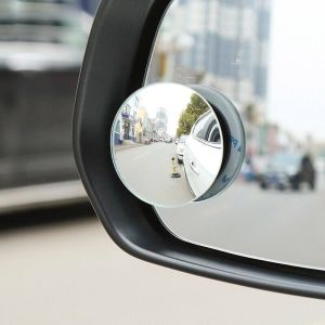 [补贴10%]倒车小圆镜汽车后视镜360度盲区反光辅助倒车镜用品广角无边防雨