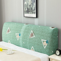 床头套罩全包北欧风格萬能通用防尘软包木床头靠背保护可拆洗 菠萝派对() 2.0米(适合1.9-2.2米床头使用)