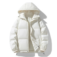 情侣款面包服连帽秋冬季休闲百搭纯色棉衣棉袄潮牌青少年男士外套