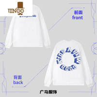 YANXU美式复古hiphop长袖T恤男港风chic宽松ins百搭打底上衣男