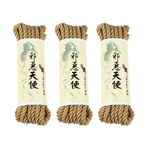 云曼(Yunman) 麻绳sm加绳捆绑绳子调教专用8mm紧缚龟甲驷马反手缚情趣用品 5米(3根装)