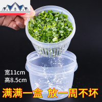 葱蒜姜收纳盒家用食品塑料密封盒保鲜盒厨房食物水果零食收纳盒 三维工匠