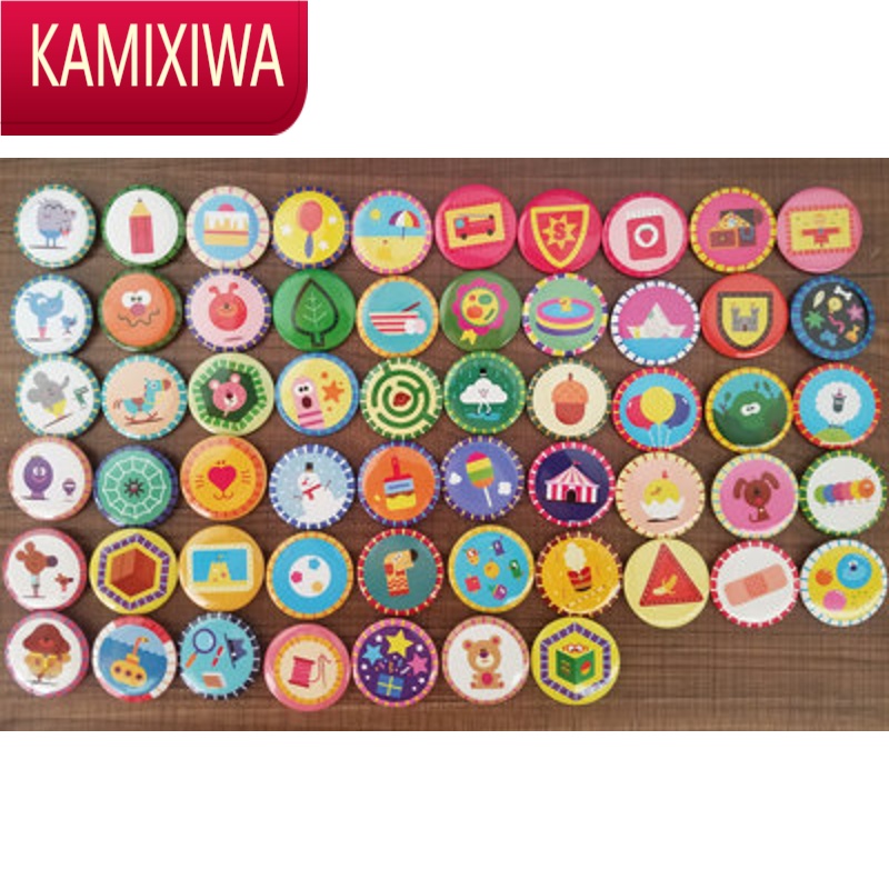 kamixiwa阿奇幼幼园徽章嗨道奇玩具小朋友儿童胸针第一季集马口铁徽章