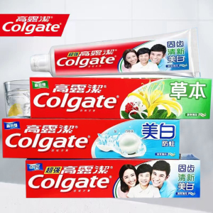 高露洁牙膏140g固齿防蛀薄荷清新口气去牙渍强健牙龈成人家庭装