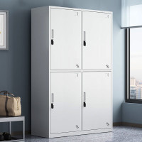 鑫金虎(XIN JIN HU)钢制四门更衣柜铁皮柜员工储物柜宿舍衣柜
