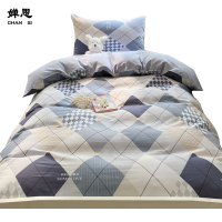 婵思 纯棉 印花 在水一方系列 三件套 (计价单位:套)