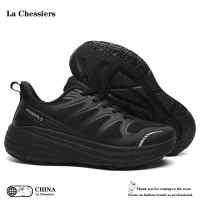 La Chessiers户外运动鞋男鞋跑步鞋2025新款轻便减震跑鞋针织透气网面情侣款