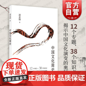 中国文化简史 上海人民出版社凌金铸著中华优秀传统文化民族素养爱国情操文化史产业专业著作通识教材